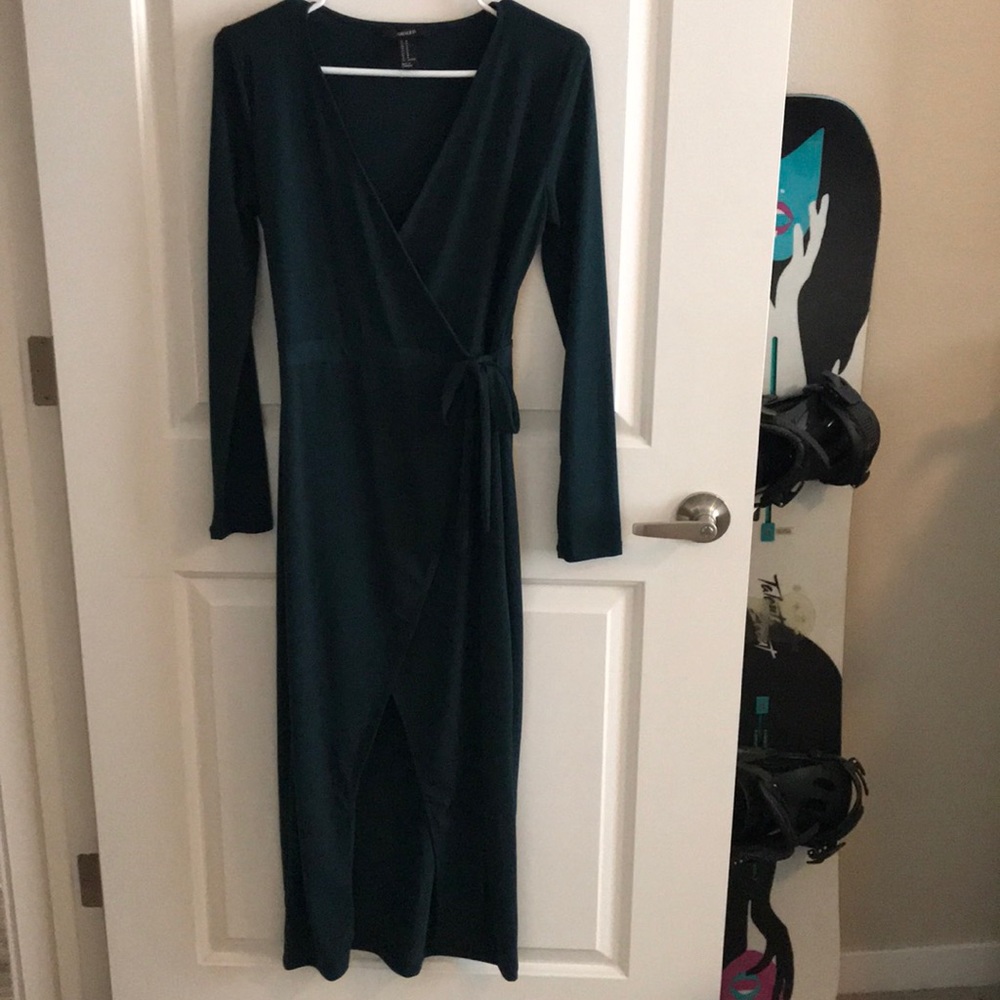 Long sleeve revealing dress!